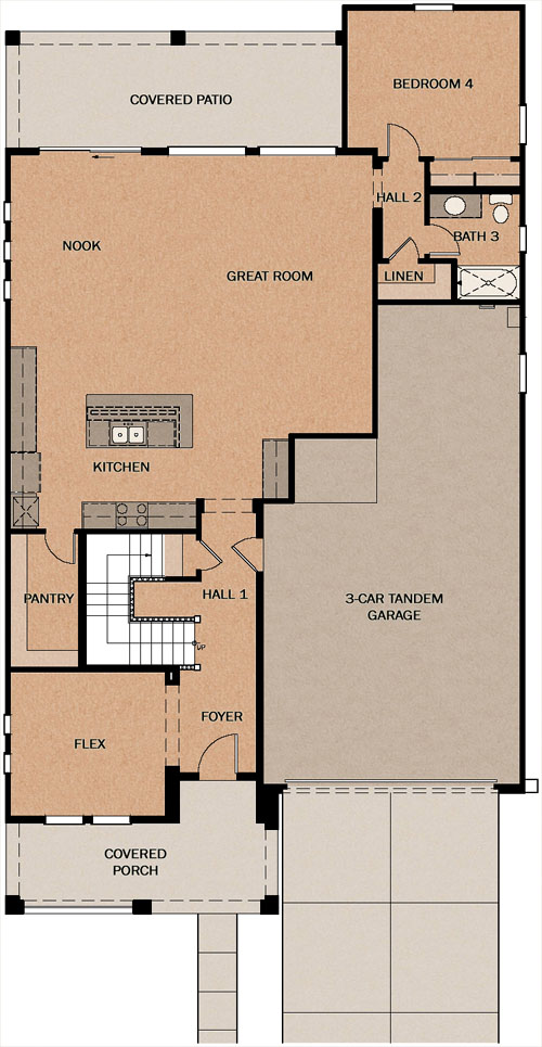 Twin Peaks Interactive Floorplan